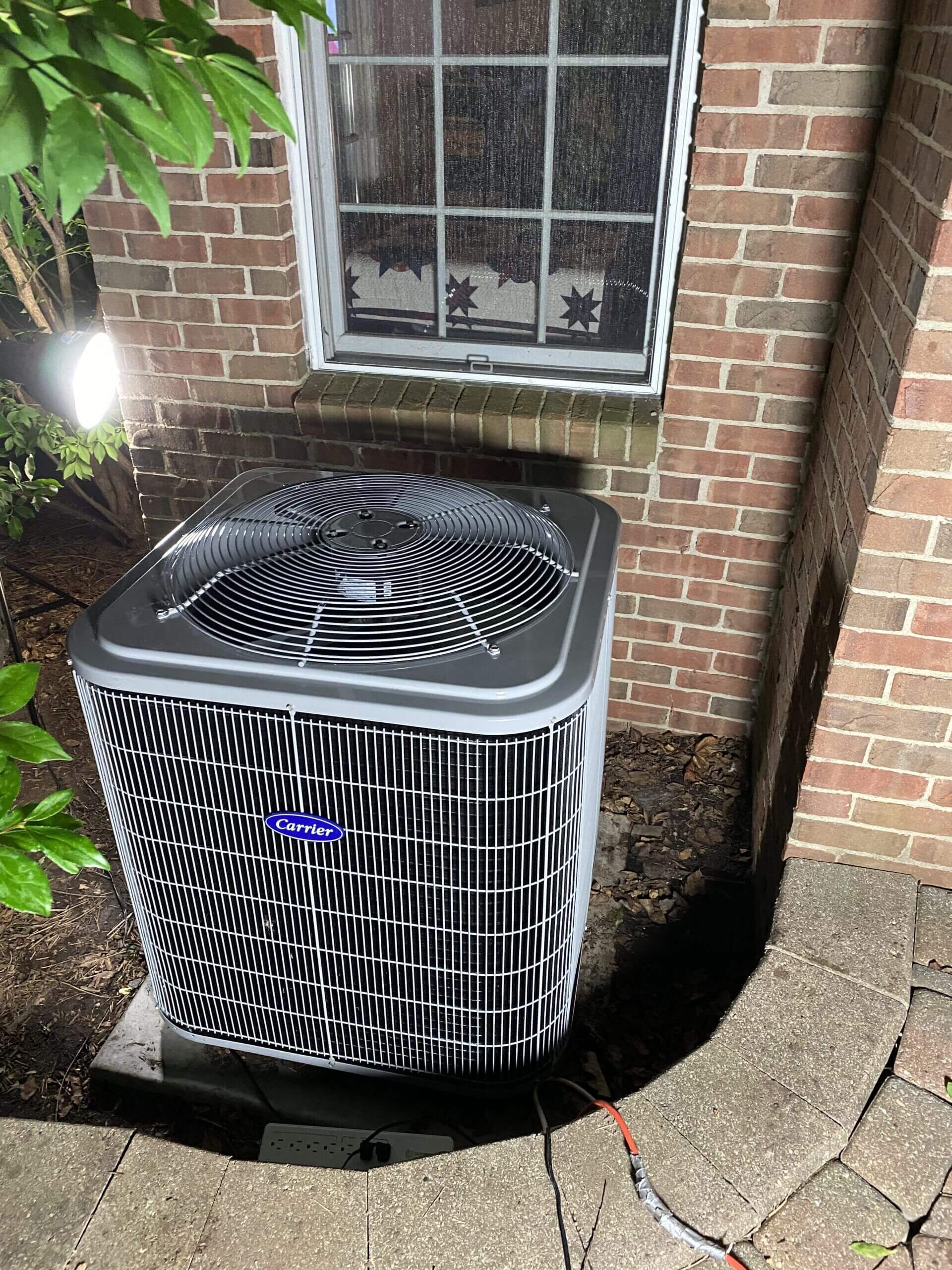 new installation, carrier air conditioner Belleville MI