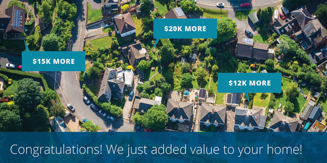 Congratulations, we just added value to your home Belleville MI