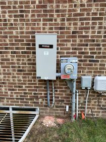 an electrical meter and generac box Belleville MI
