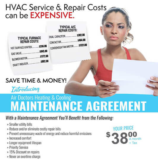 introducing Air Doctors Heating and Cooling, LLC maintenance agreement Belleville MI